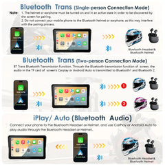 W702BS/502BS Motorcycle Stereo and Automobile