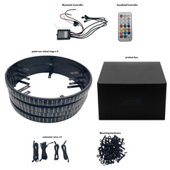 4 Row LED Wheel Ring Kit