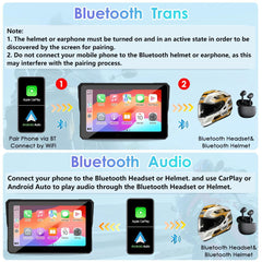 W702/ W502/W619 Wireless Portable Dual Bluetooth Motorcycle Stereo