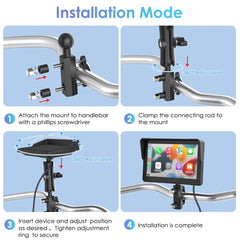 W702/ W502/W619 Wireless Portable Dual Bluetooth Motorcycle Stereo
